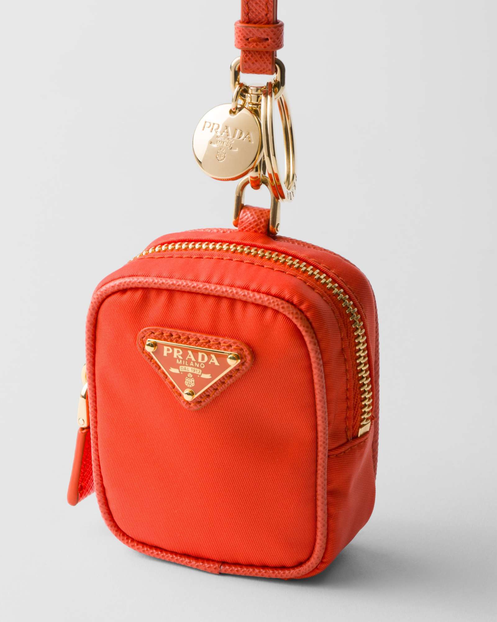 Prada Re-edition 1978 Re-nylon Mini-pouch In Red