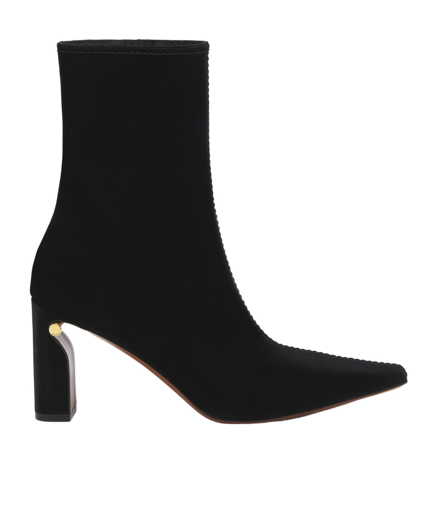 Alexander Mcqueen Ankle Boots Fabric Pointed Toe In Blue
