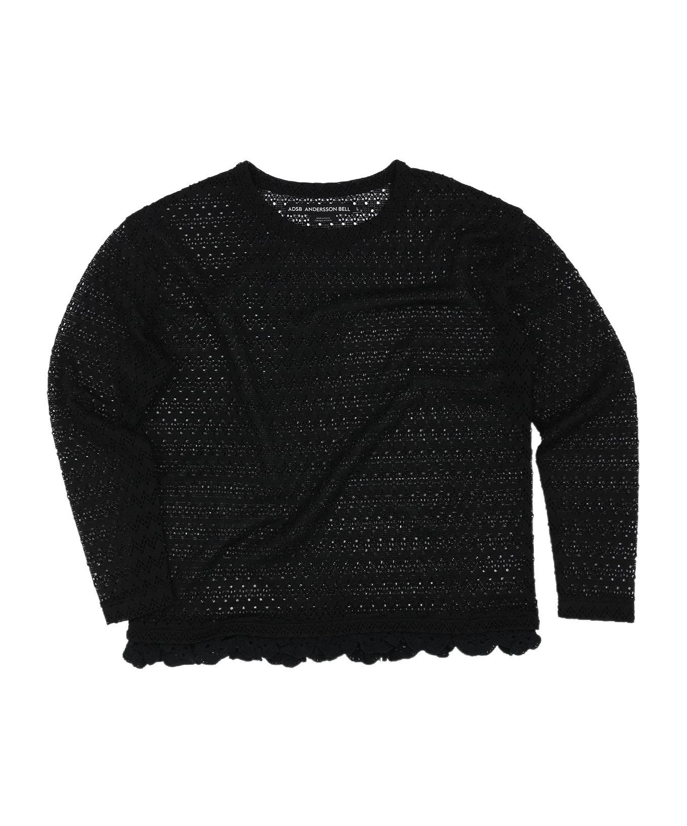 Andersson Bell Flower Garden Sweater In Black