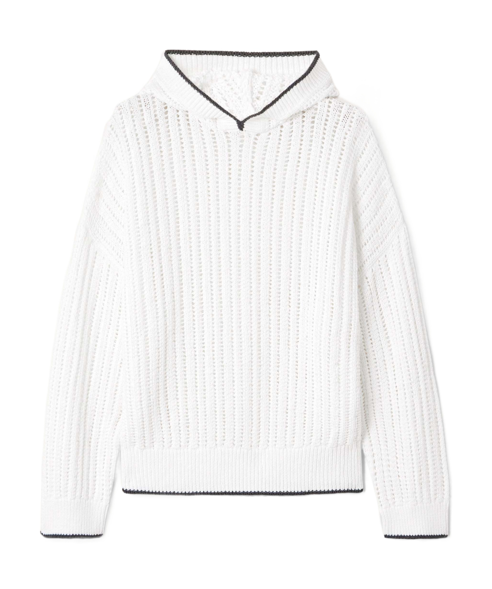 Brunello Cucinelli Monili-embellished Jumper In White