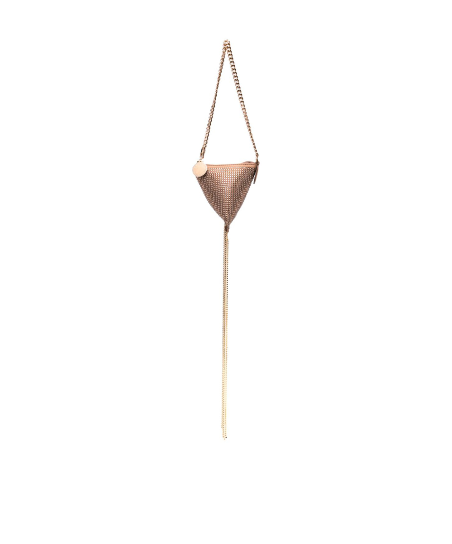 Stella Mccartney Embellished Mini Bag In Bronze