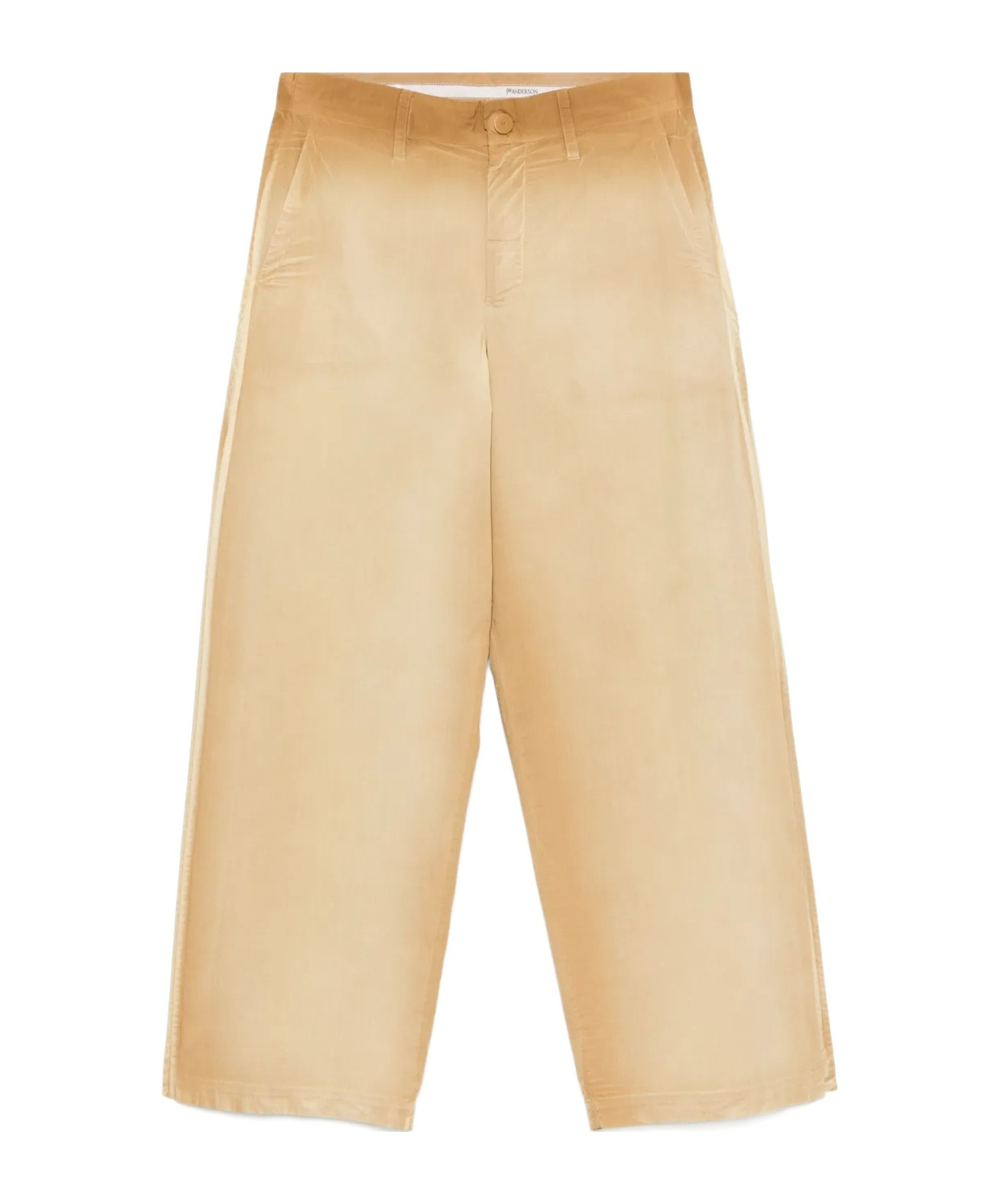 Jw Anderson J. W. Anderson Pinch Seam Garment Dye Trousers In Light Tobacco