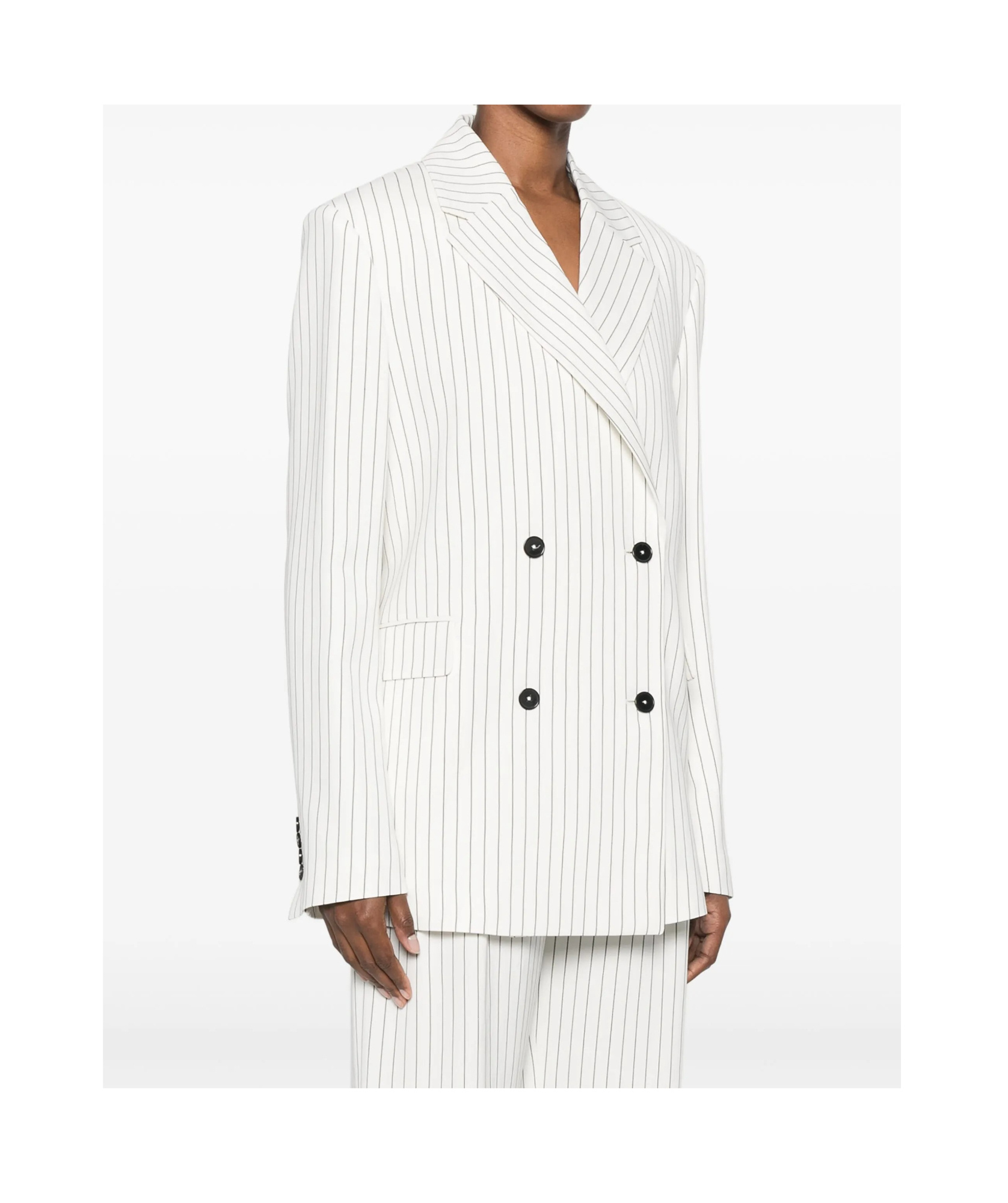 Loulou Studio Double-breasted Jacket In Yellow