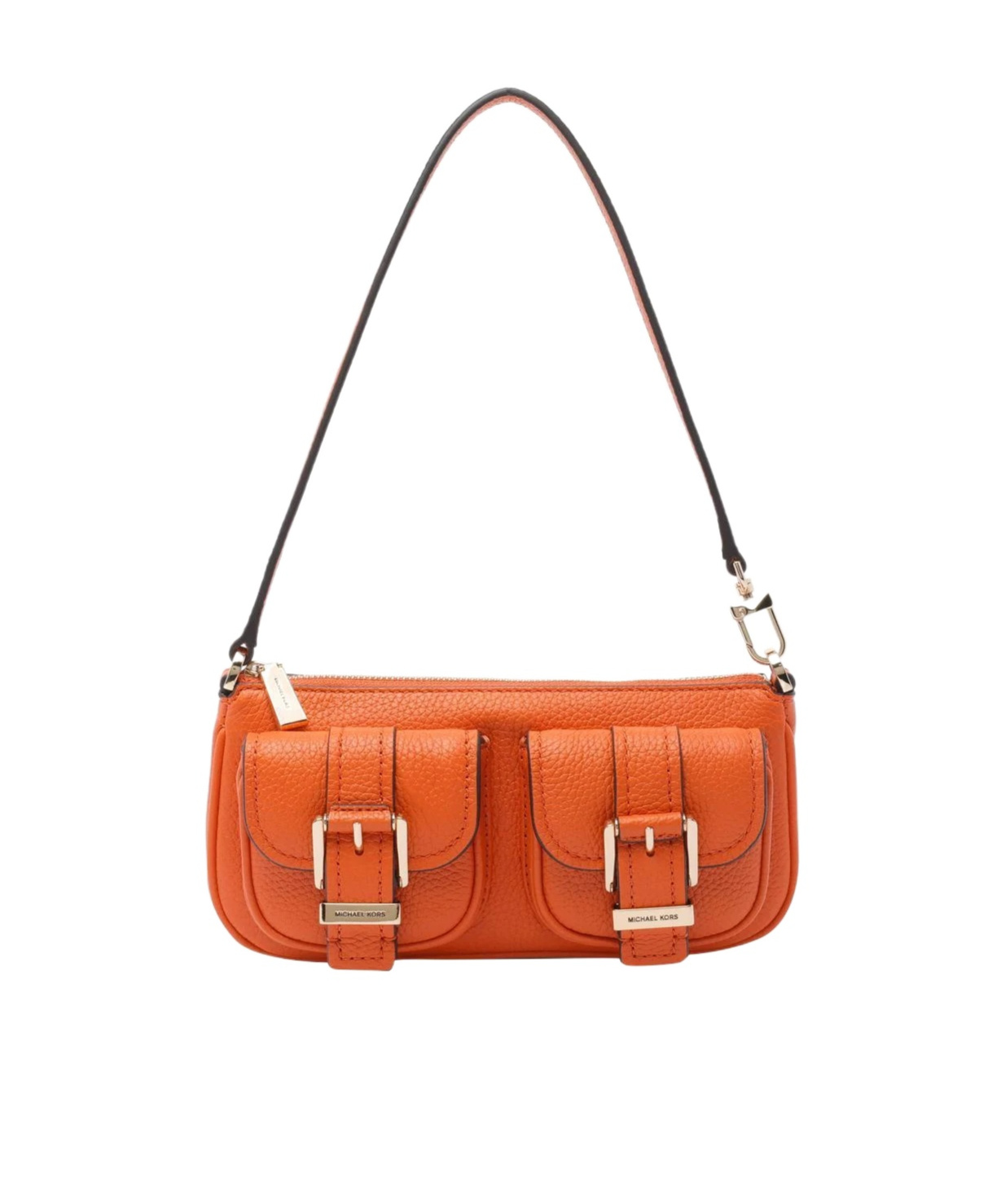 MICHAEL MICHAEL KORS ZOE SMALL PEBBLED LEATHER POCHETTE