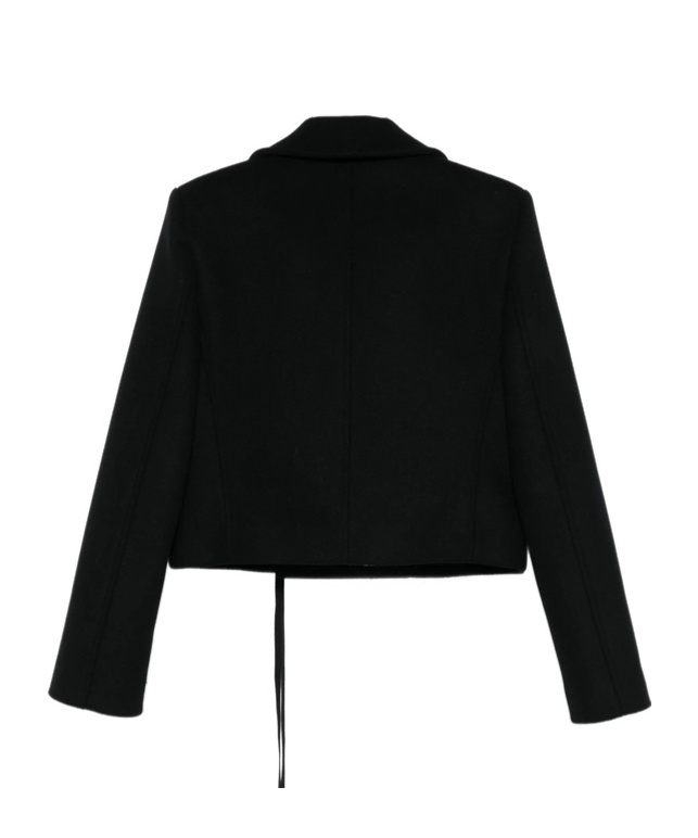 Ann Demeulemeester Long-sleeved Casual Jacket In Black