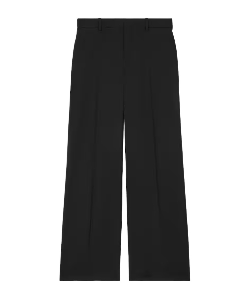 Celine Ethan Trousers In Wool Gabardine In Black