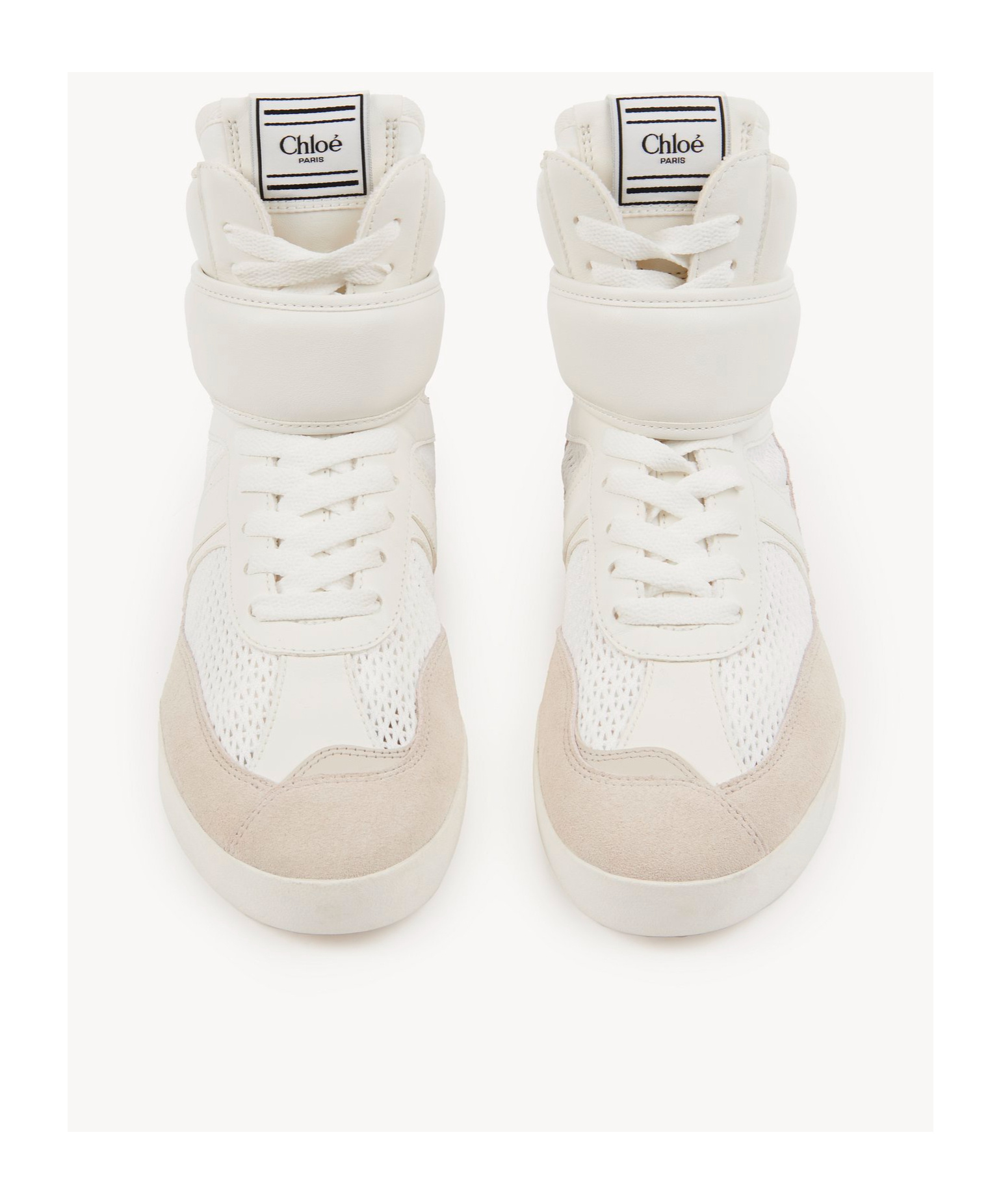 Shop Chloé Kick Sneakers In White