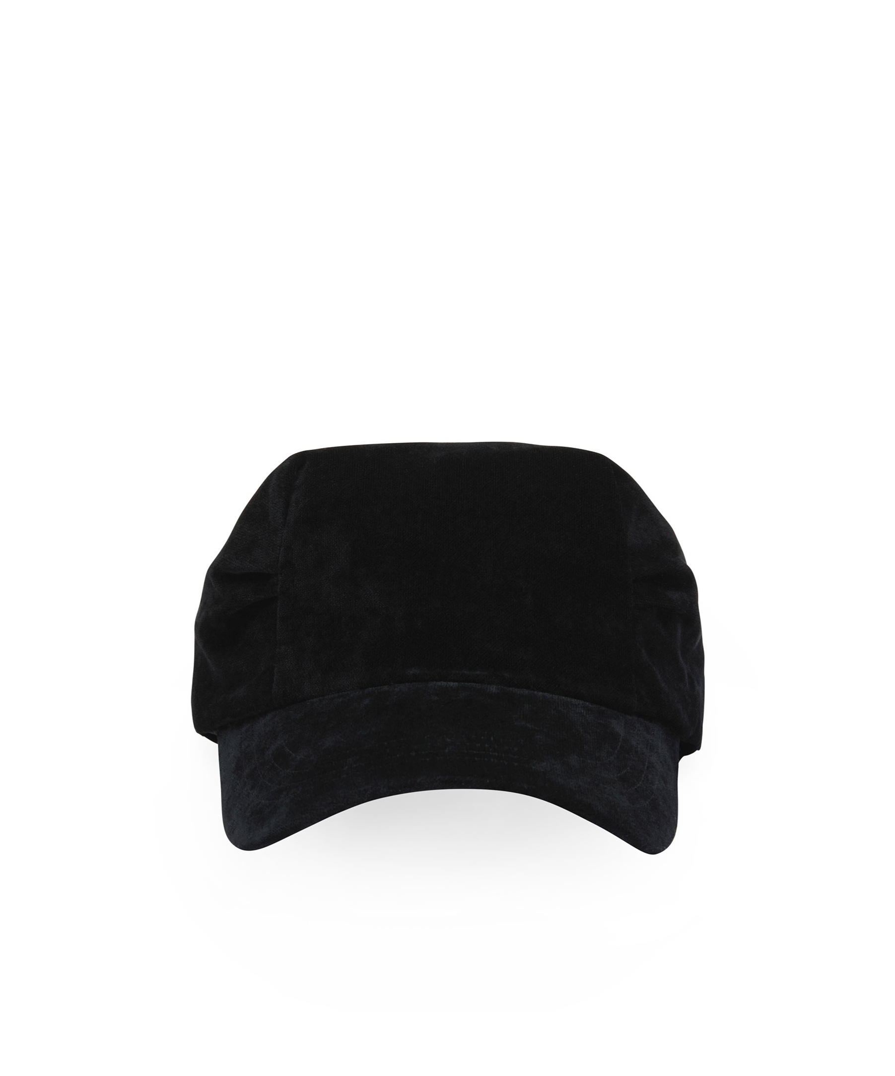 Ader Error Pleated Baseball Cap In Black