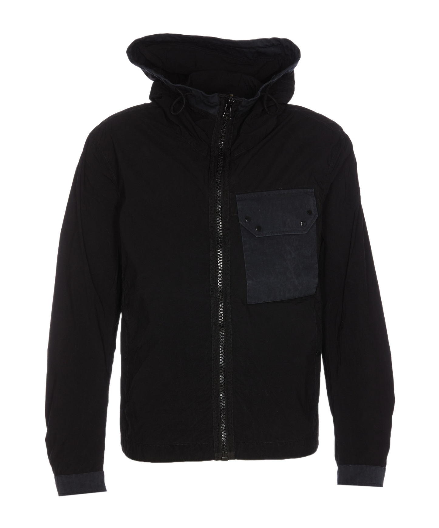 Ten C Long-sleeved Casual Jacket In Black