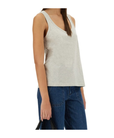 Shop Apc Label Tank Top In White