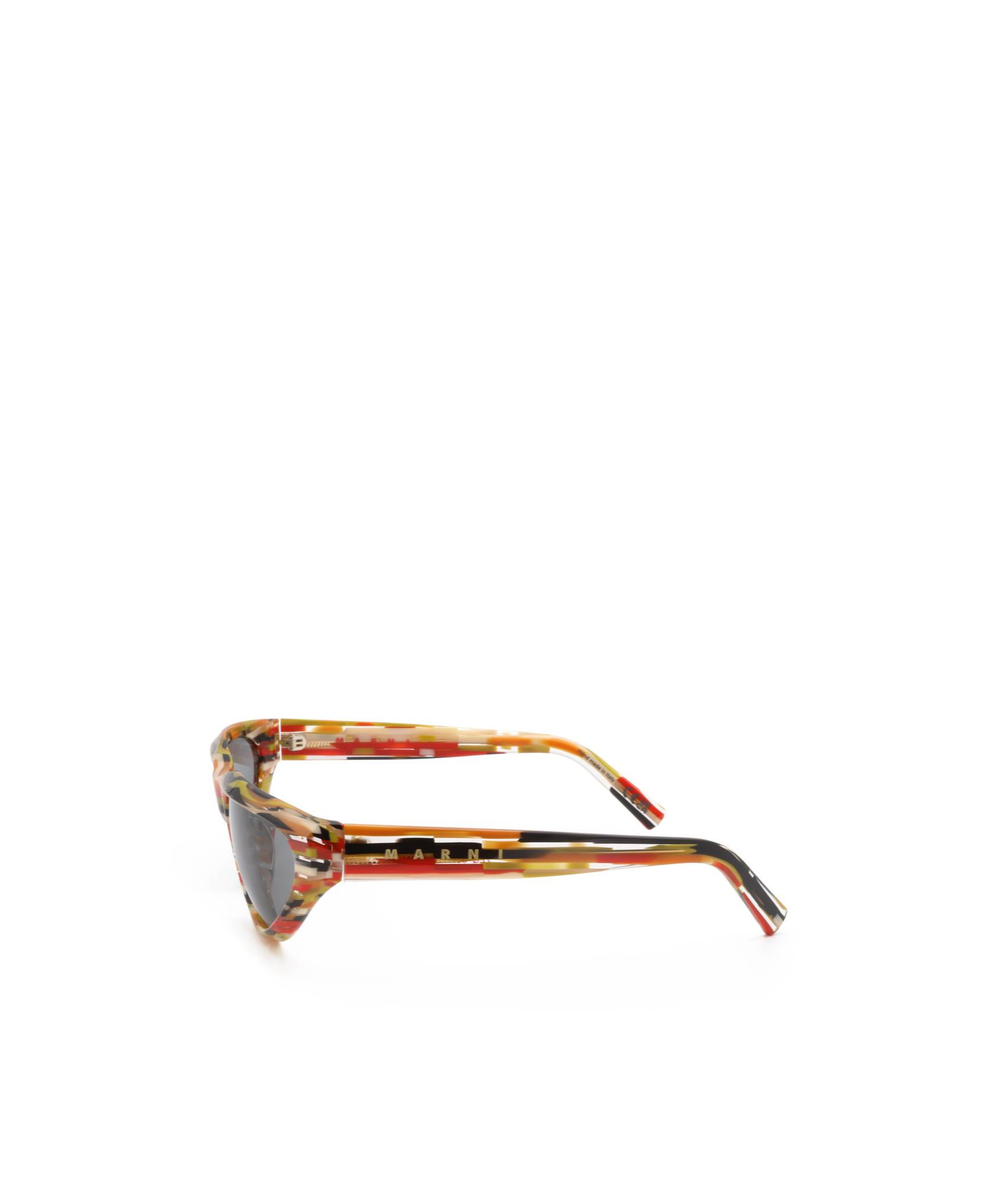 Marni Geometric Frame Sunglasses In Brown