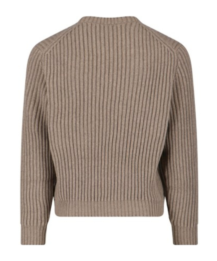 Loro Piana Plane Tree Knitted Cashmere Sweater In Brown