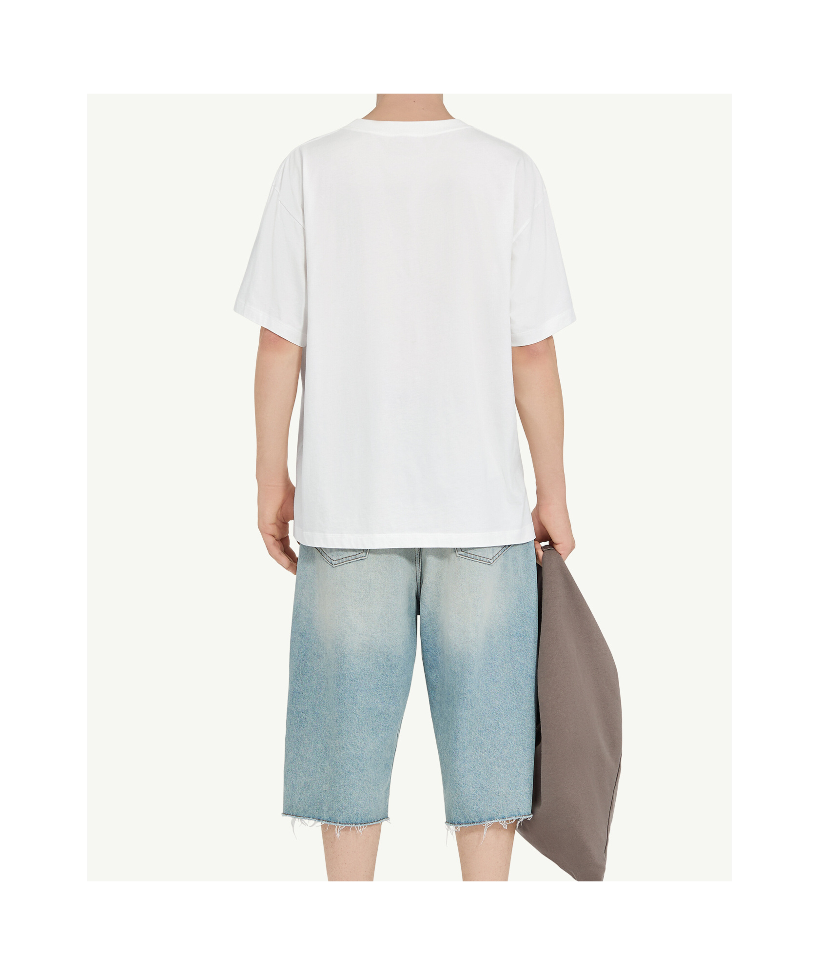 Mm6 Maison Margiela White T-shirt With Journalistic Print In White