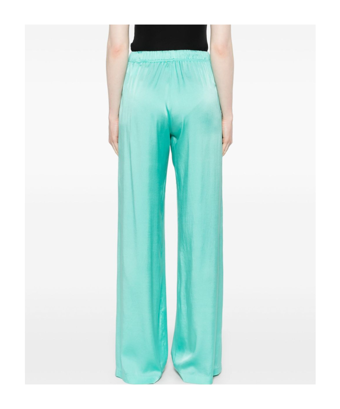 Shop Forte Forte Silk Trousers