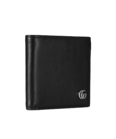 Gucci Bi-fold Wallet Gg Marmont Black Men In Black