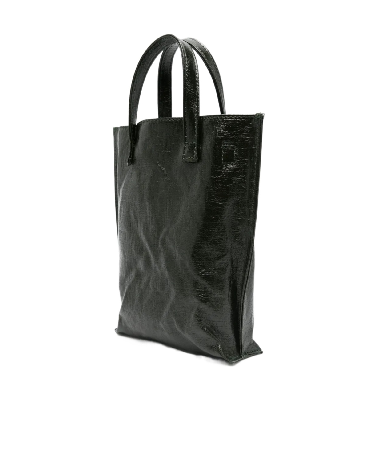 Uma Wang Double Handle Shoulder Bag In Black