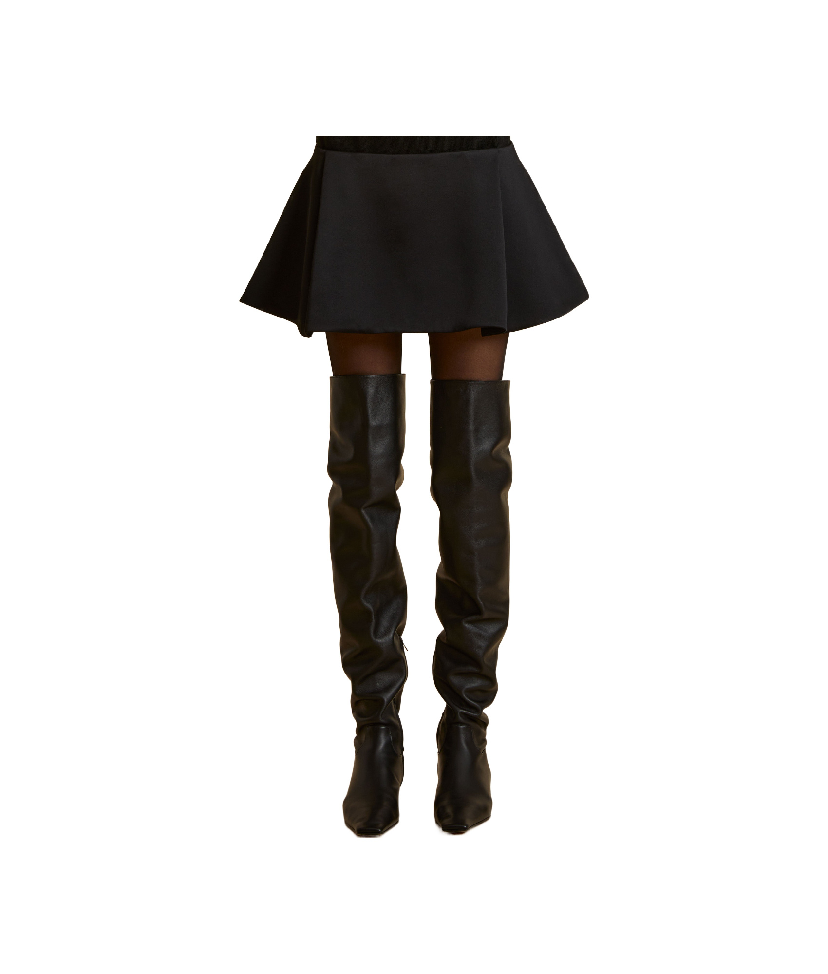 Khaite A-shaped Skirt In Black