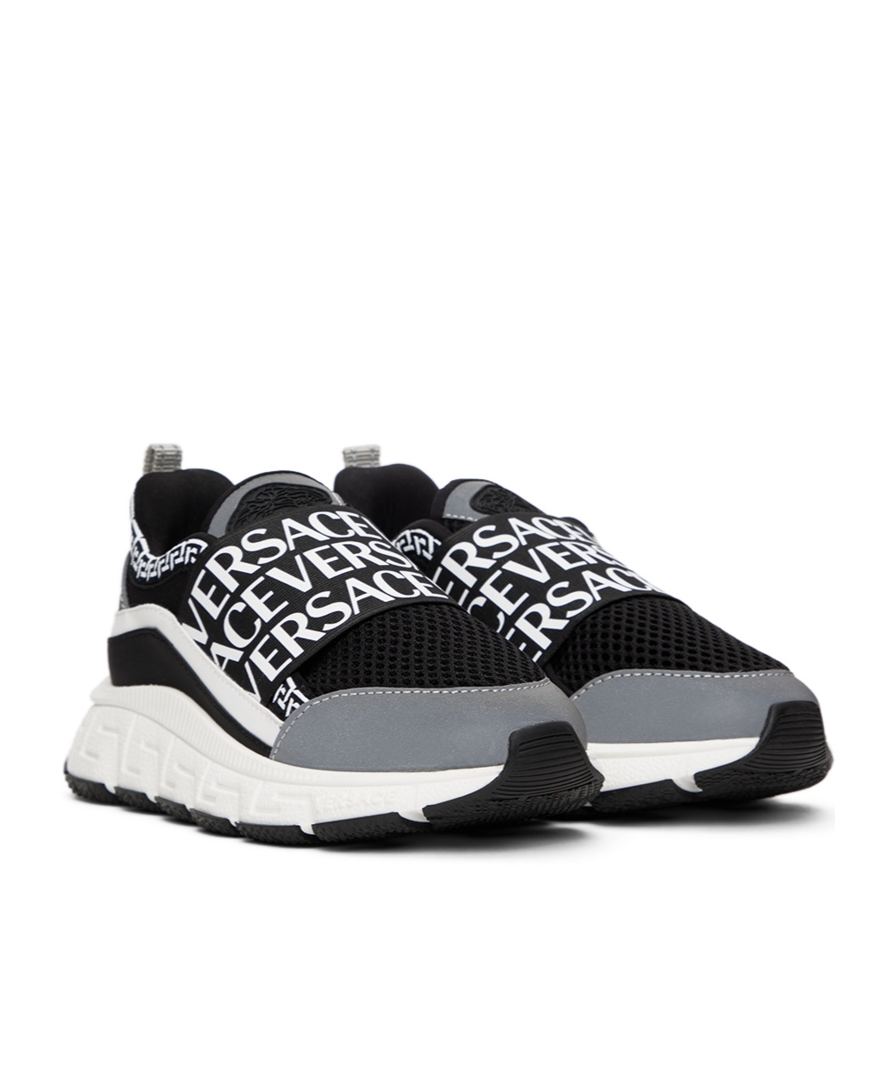 Versace Logo-print Slip-on Sneakers In Multi