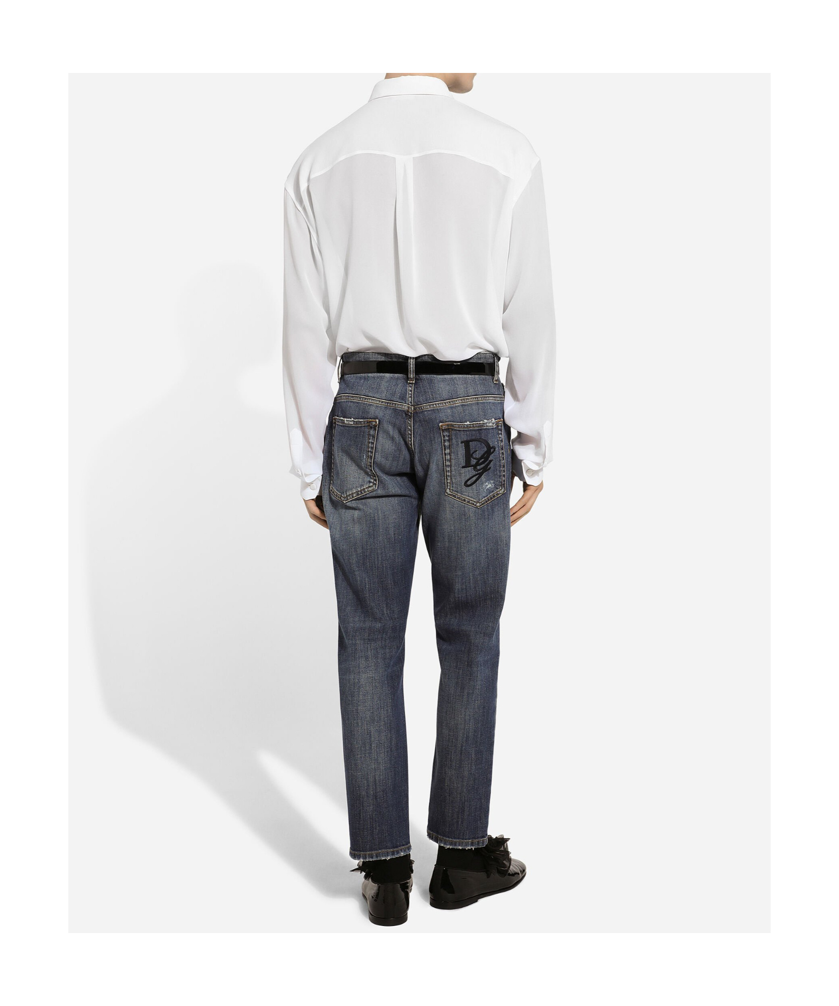 Dolce & Gabbana Silk Shirt In White
