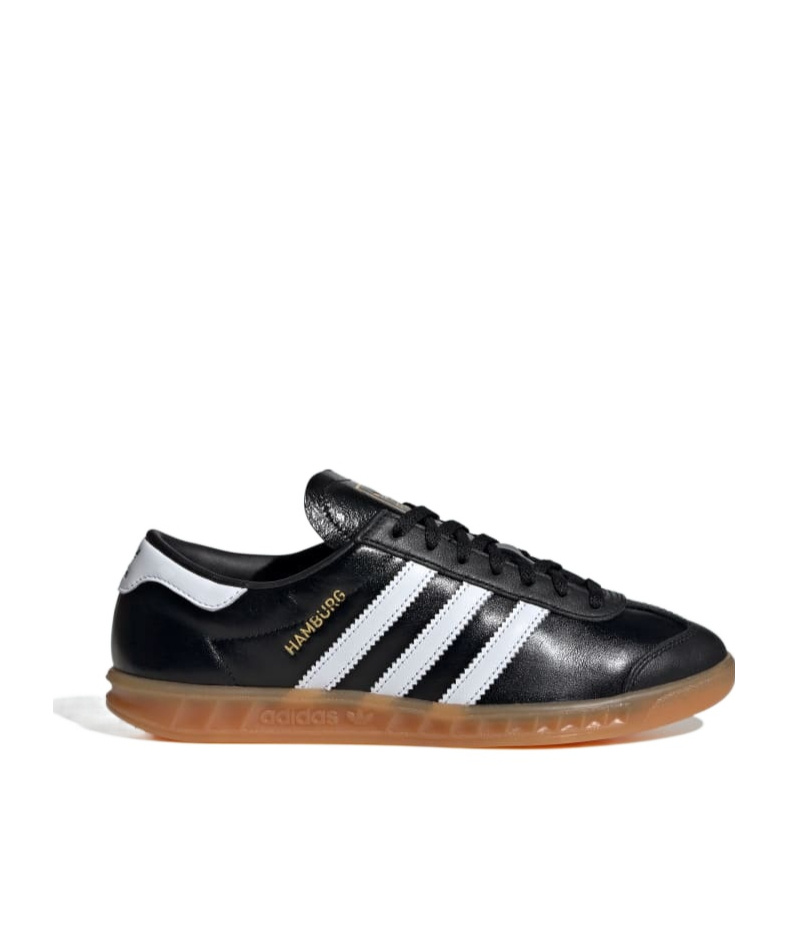 Shop Adidas Originals Hamburg Low Top Casual Shoes In Black
