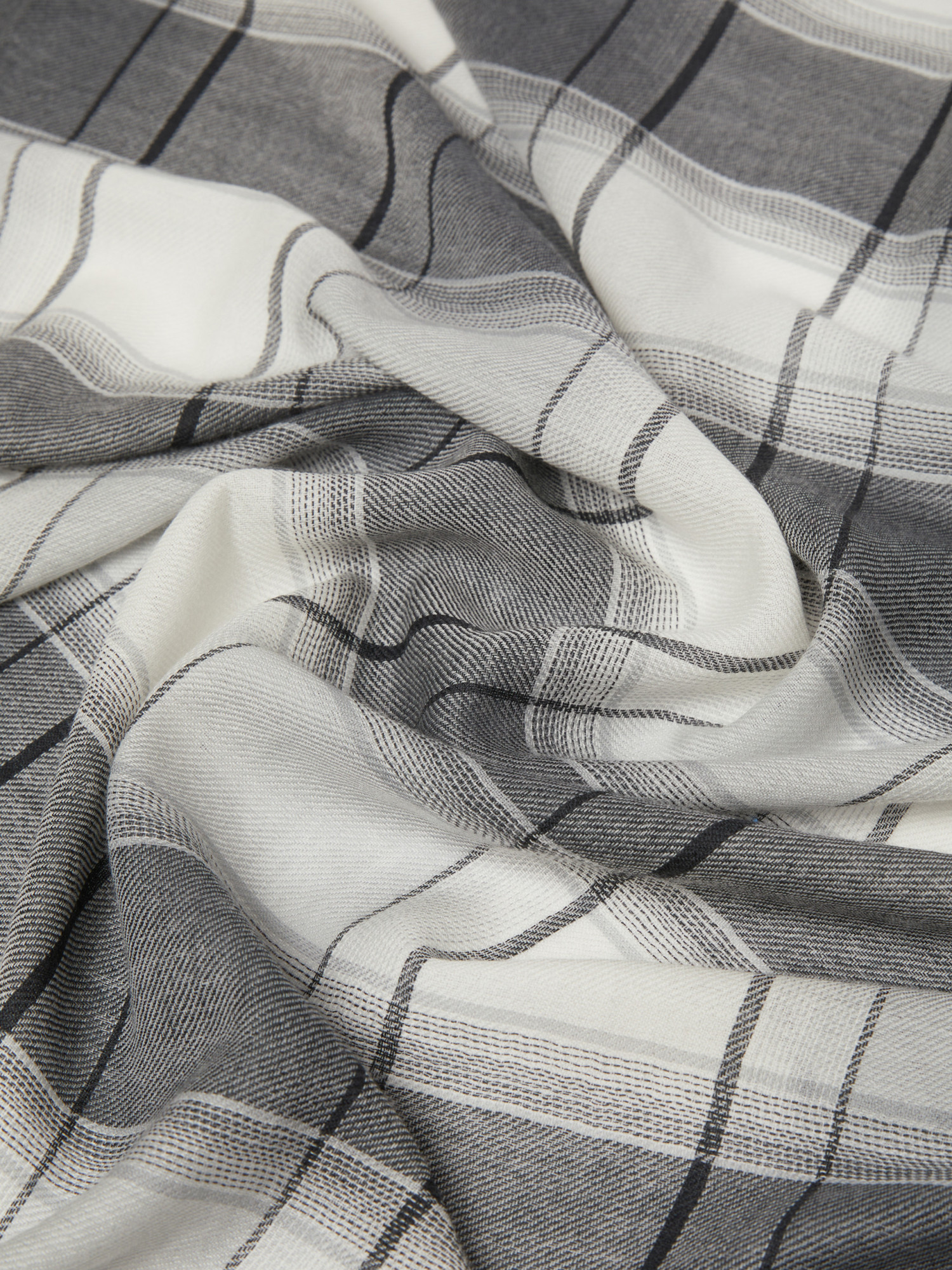 Weekend Max Mara Plaid Scarf In Gray