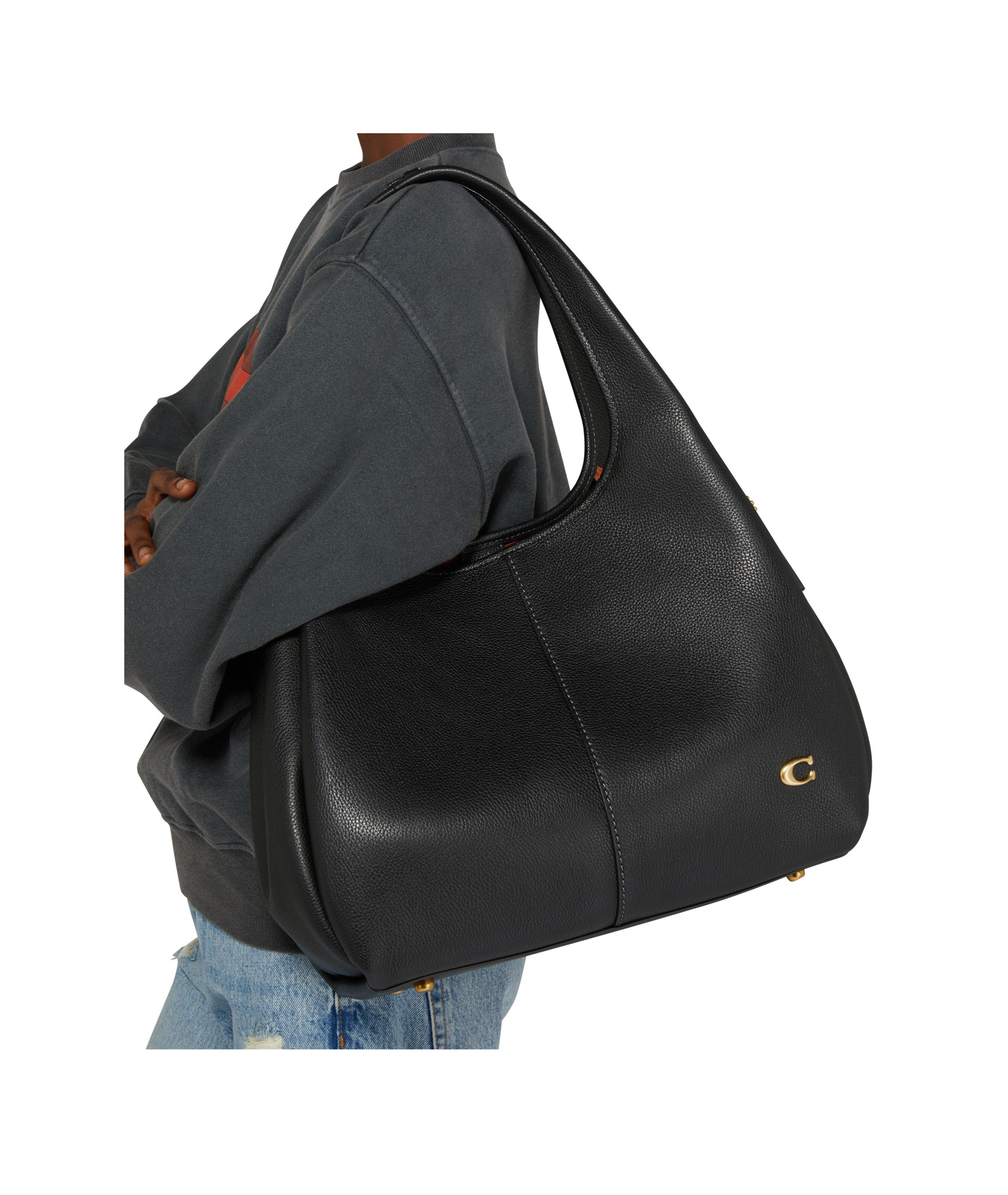 Coach Lana Shoulder Bag In Black