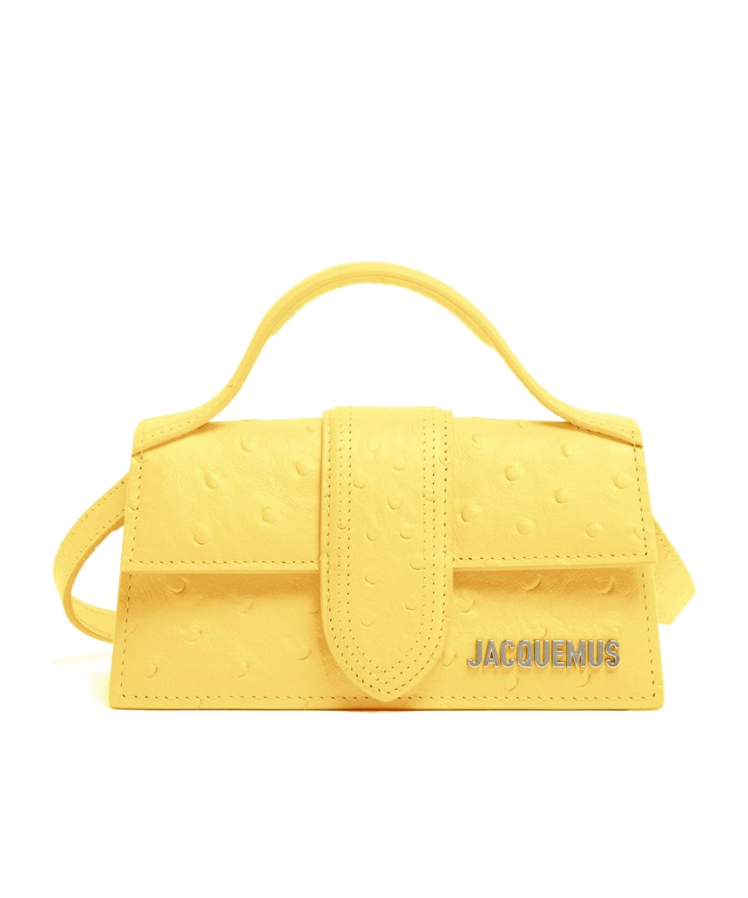 Shop Jacquemus Flip Shoulder Bag In Yellow