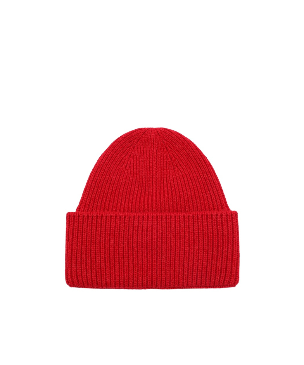 Destin Surl Rib Knitted Cap In Red