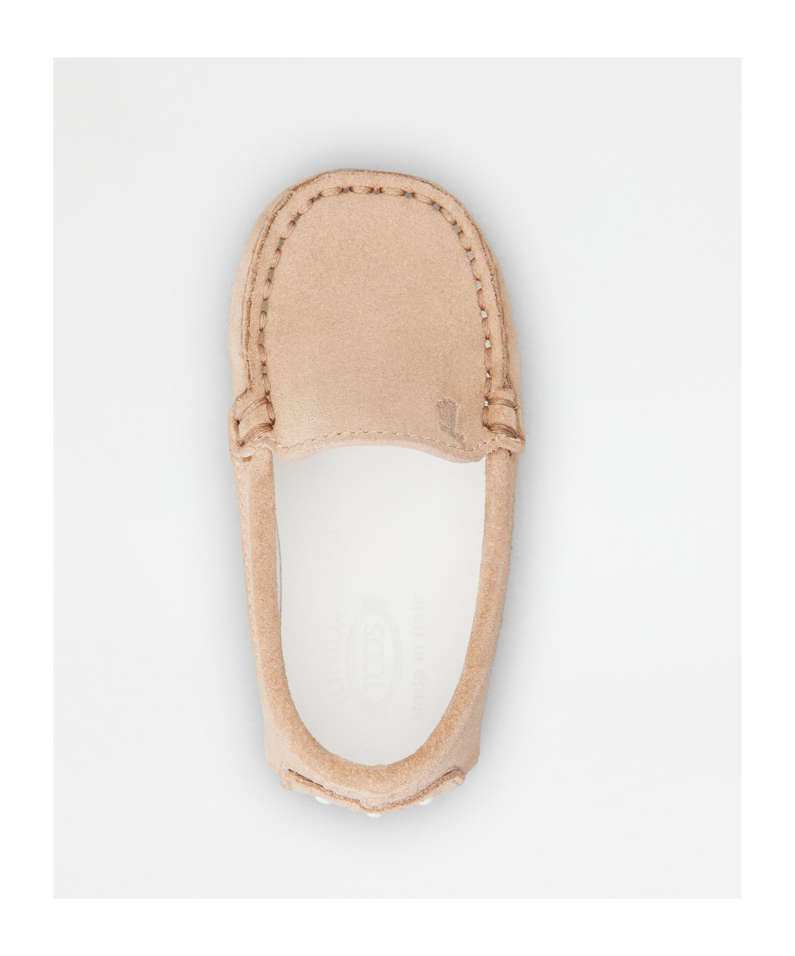 TOD'S SOFT LEATHER MOCCASIN-BEAN SHOES
