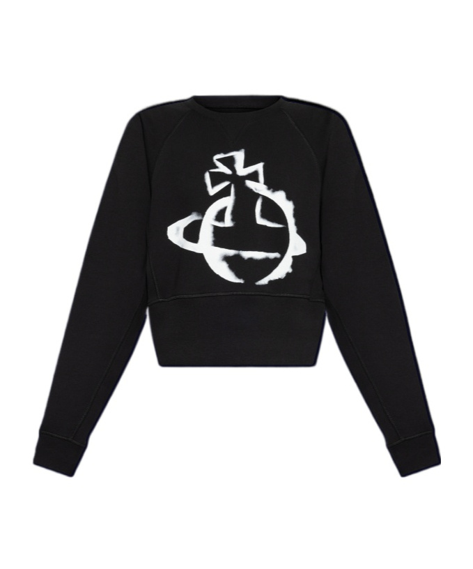Shop Vivienne Westwood The Orb Sweatshirt In Black