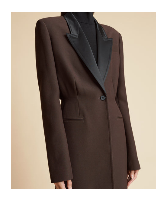 Khaite Long-sleeved Coat In Black