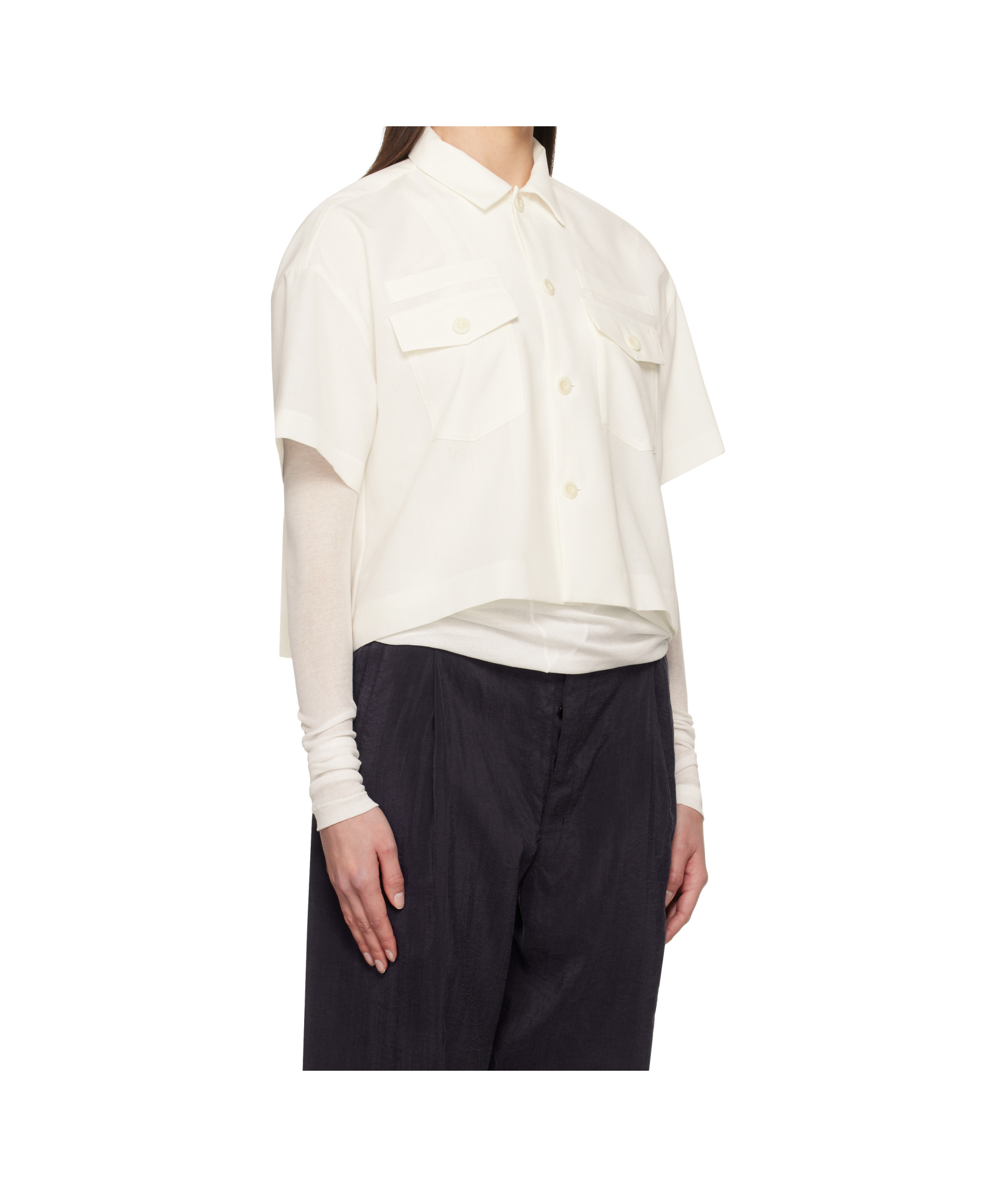SACAI SHORT-SLEEVED SHIRT