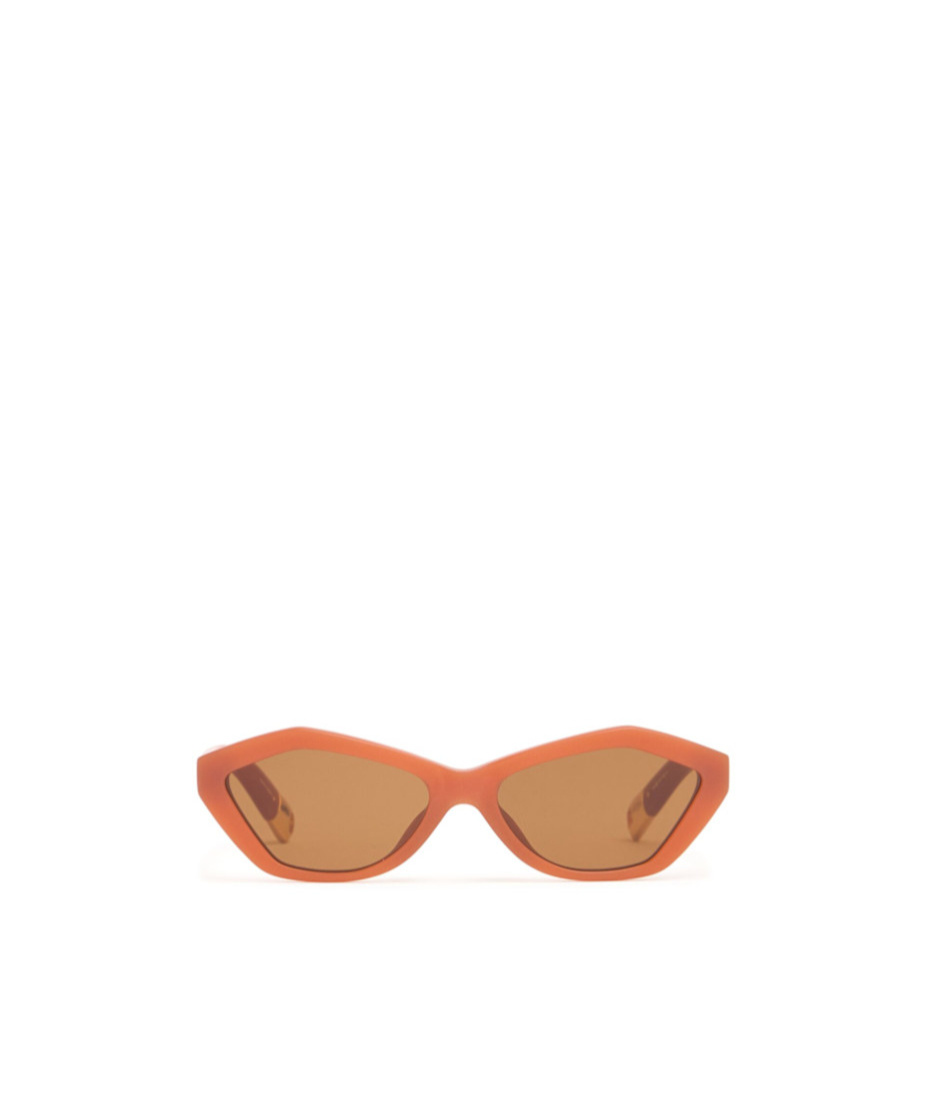 Jacquemus Womens Brown Jac42c10sun Bambino Diamond-frame Acetate Sunglasses