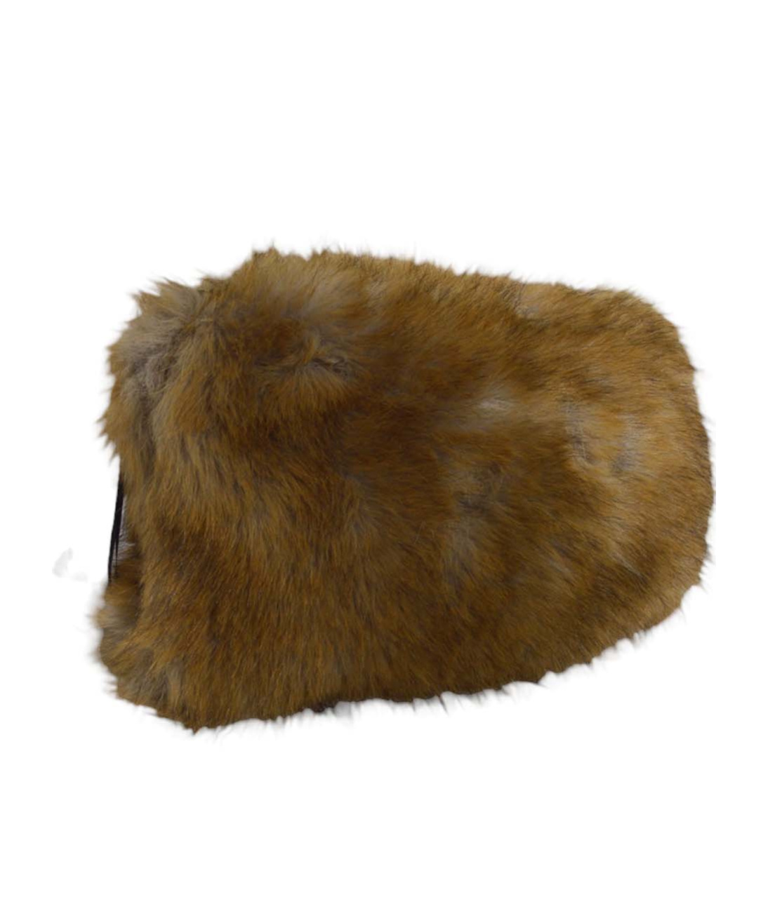 Msgm Fluffy Pouch In Brown