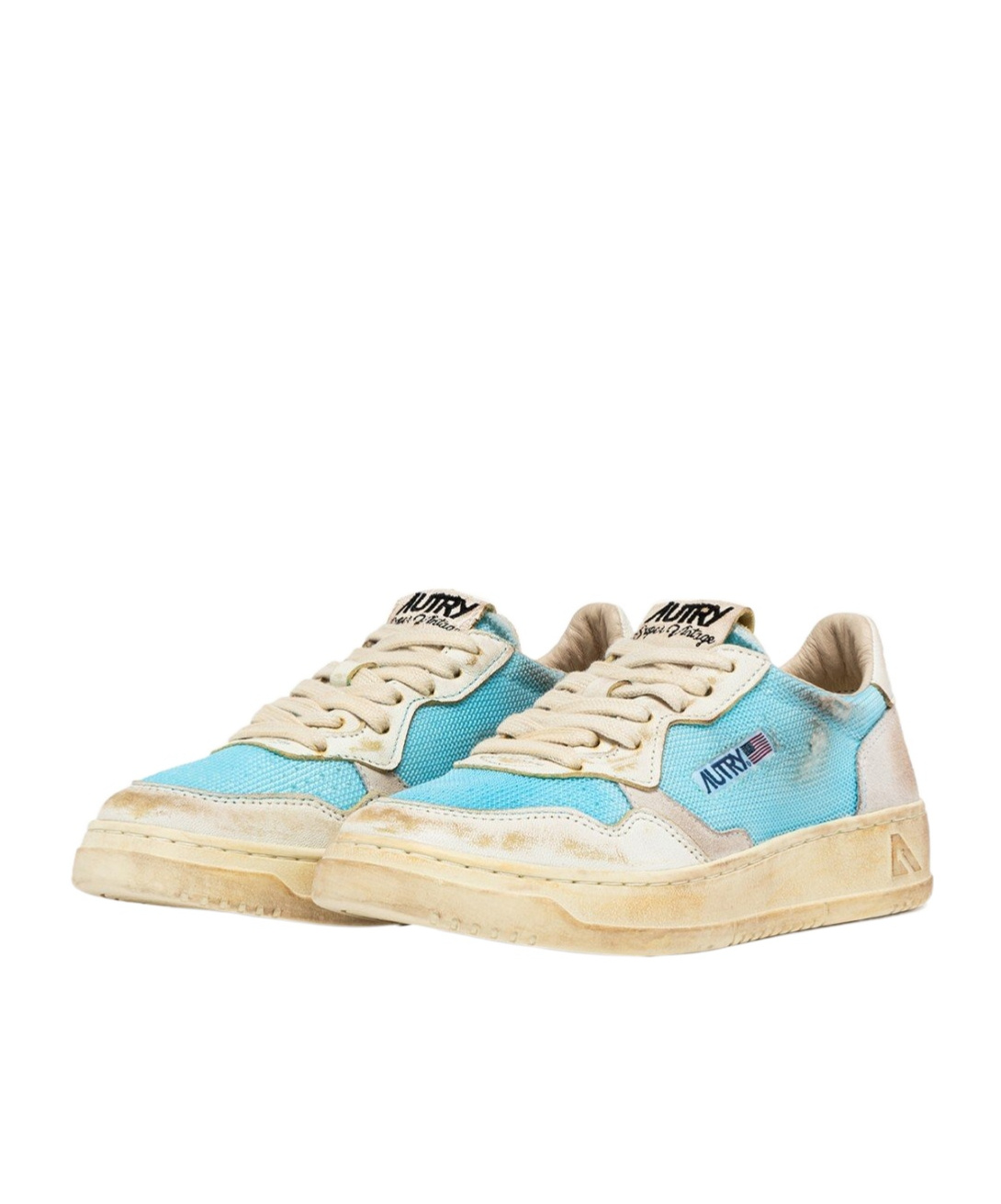 Autry Medalist Low Super Vintage Sneakers In Nude