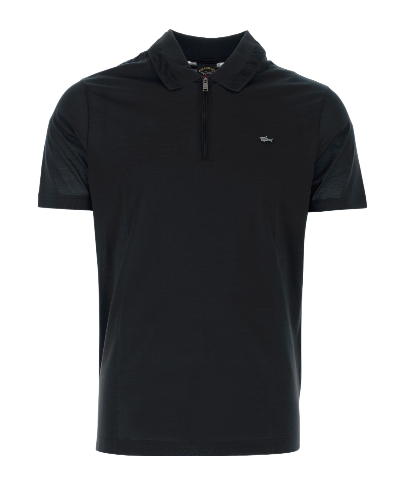 Shop Paul & Shark Zip-fastening Polo In Black
