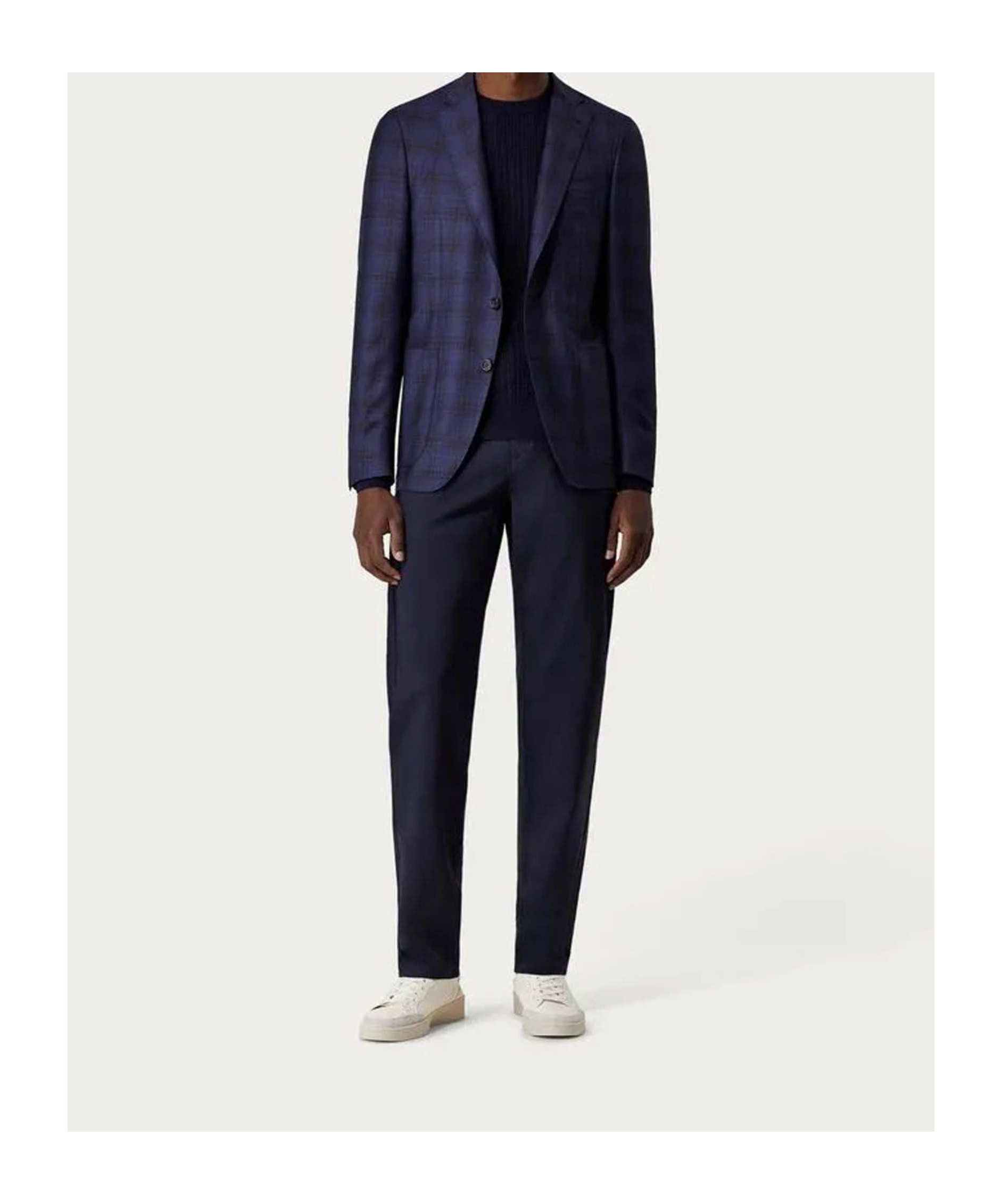 Canali Plain Formal Trousers In Black