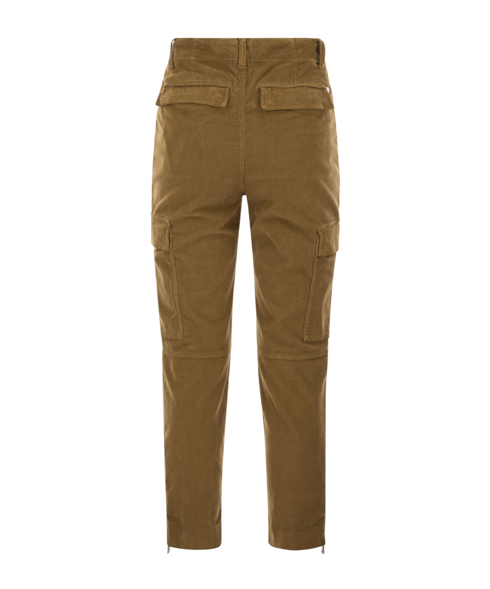 Dondup Logo Detail Cargo Trousers In Brown