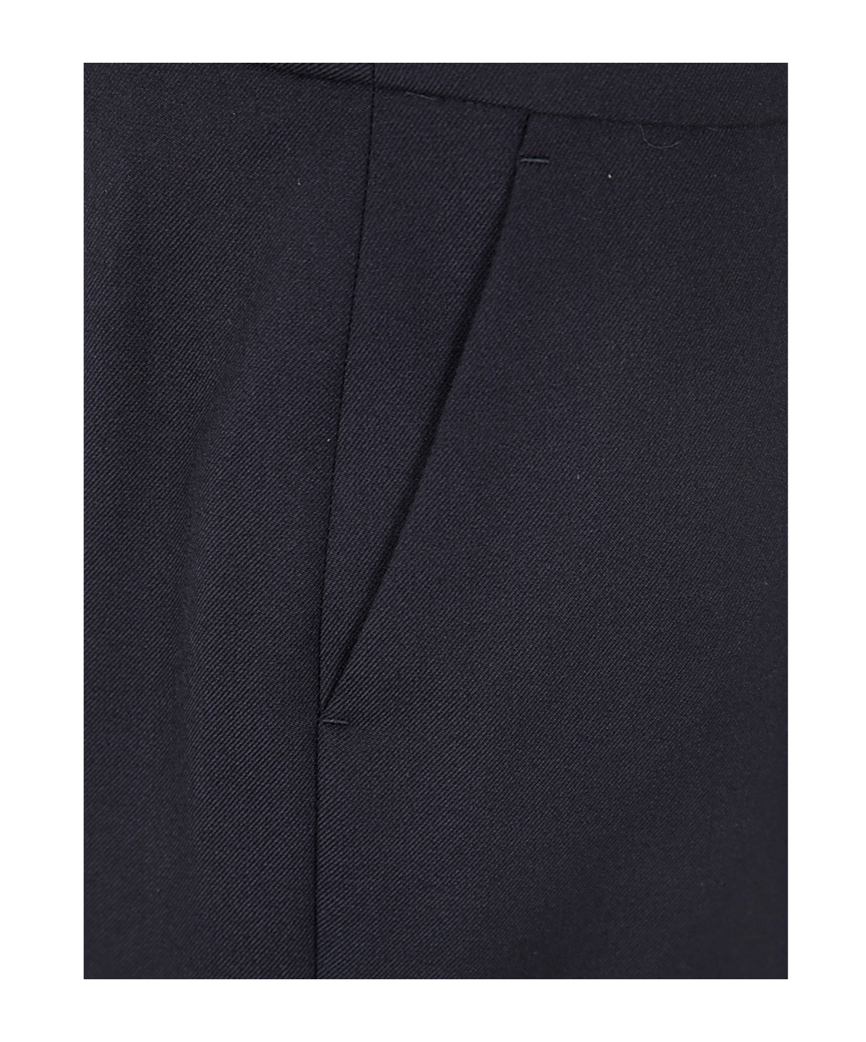Dries Van Noten Black Trousers With Slits And Buttons In Black