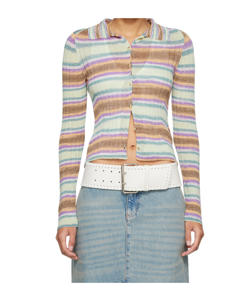 Gimaguas Julieta Horizontal-stripe Top In Multi-color