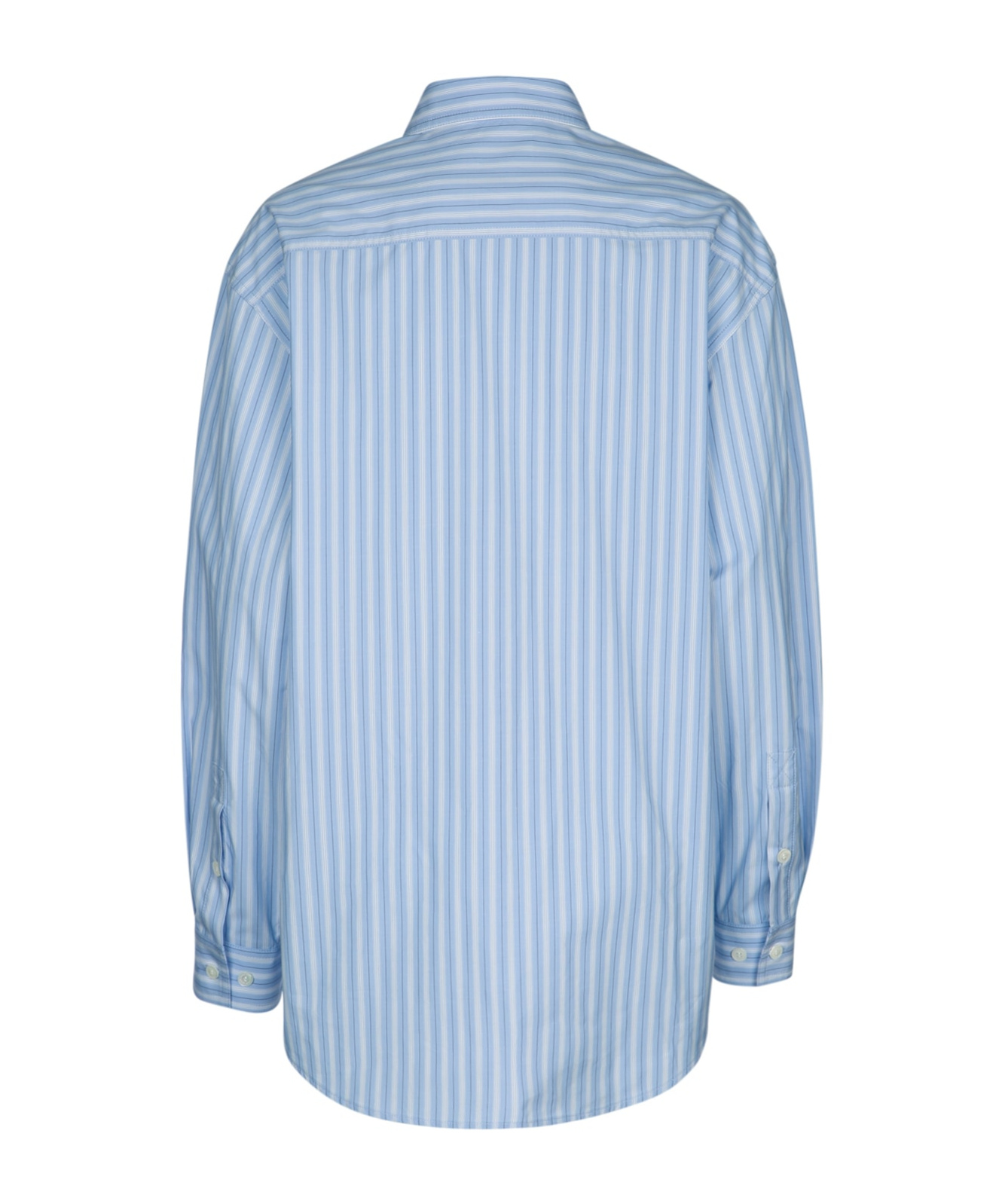 Shop Jacob Cohen Striped Shirt In Blue