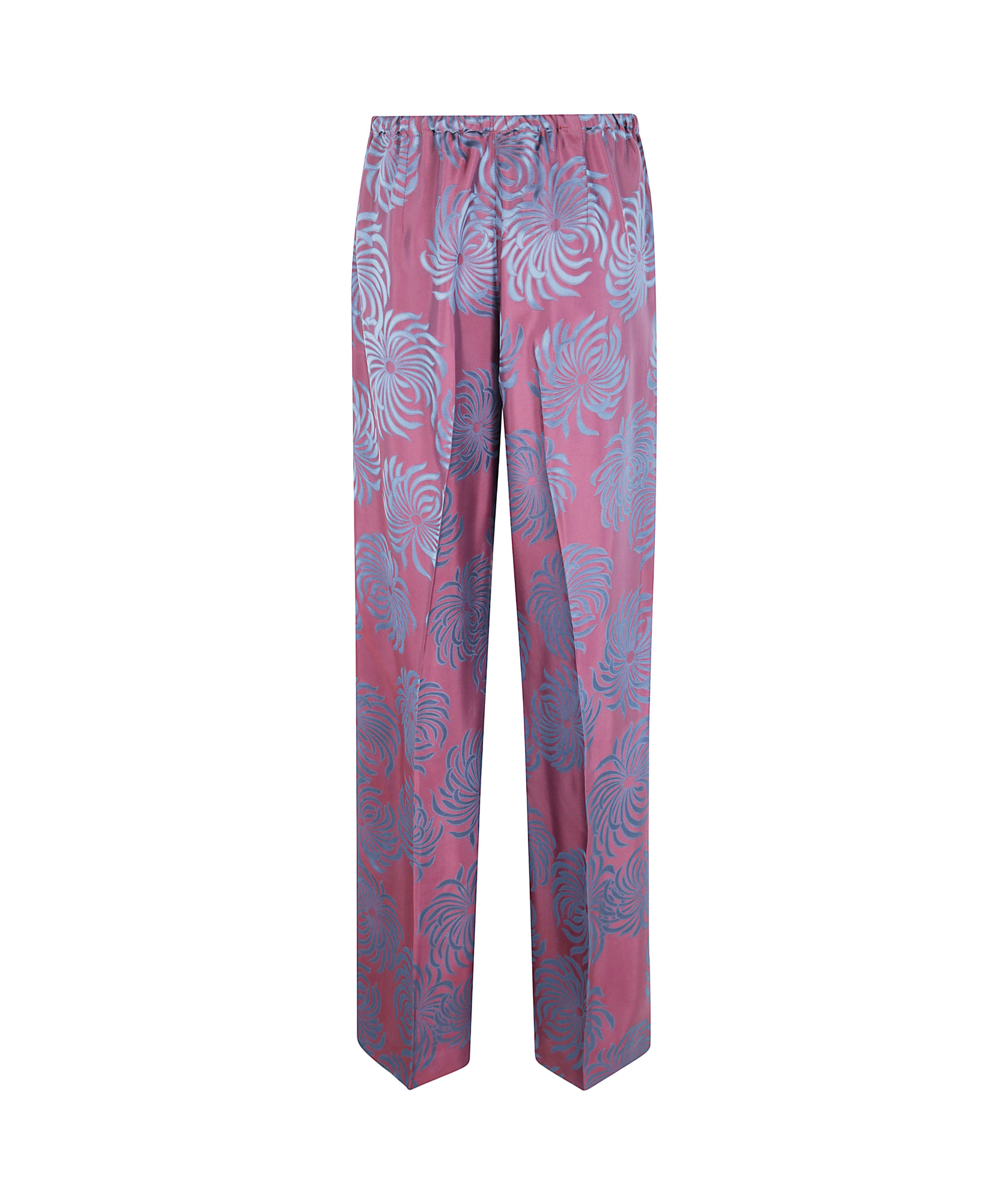 Dries Van Noten Puvis Long 2140 Double Die Jacquard Trouser In Gray