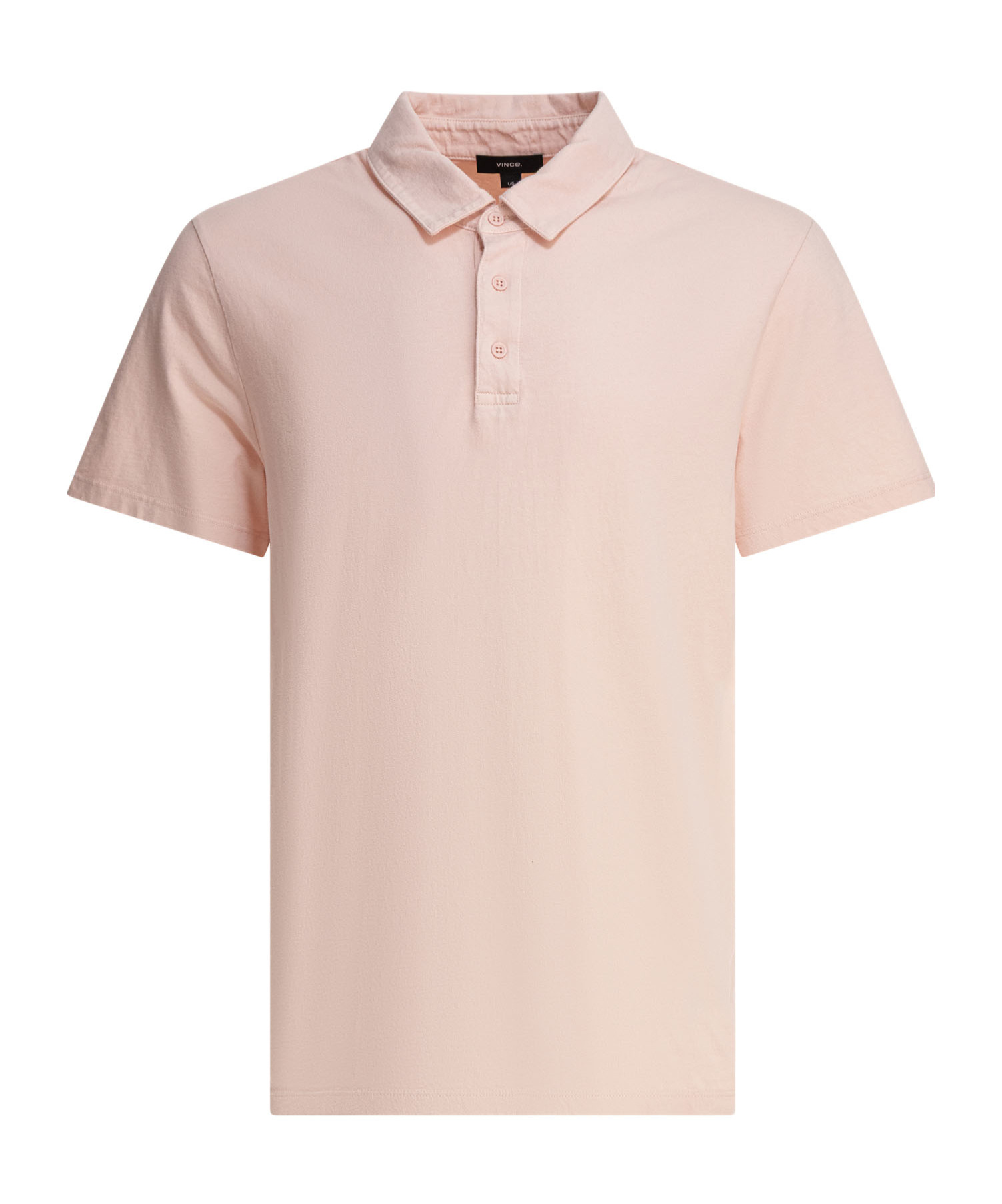 VINCE GARMENT DYE COTTON POLO SHIRT