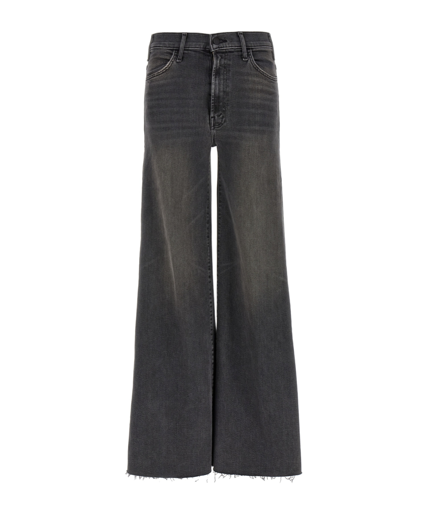 Mother The Patch Pocket Twister Sneak Up In Smoke Straight Jean In Gray