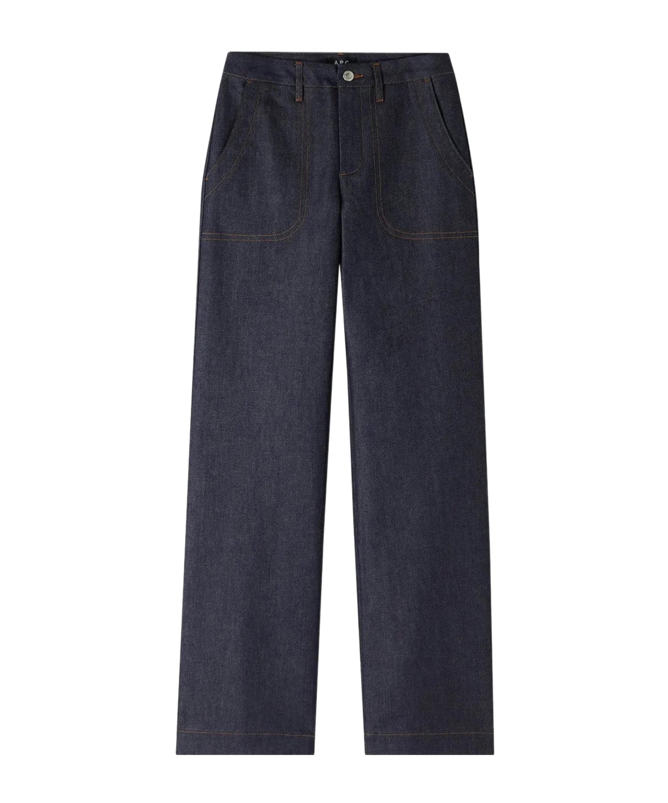 Apc A.p.c. Straight Leg Jeans In Black