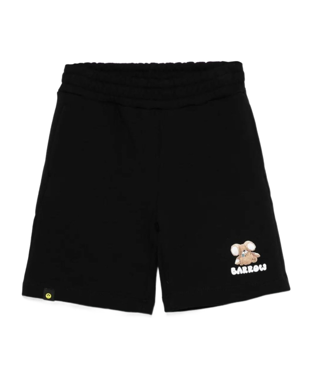Barrow Logo-print Shorts In Black