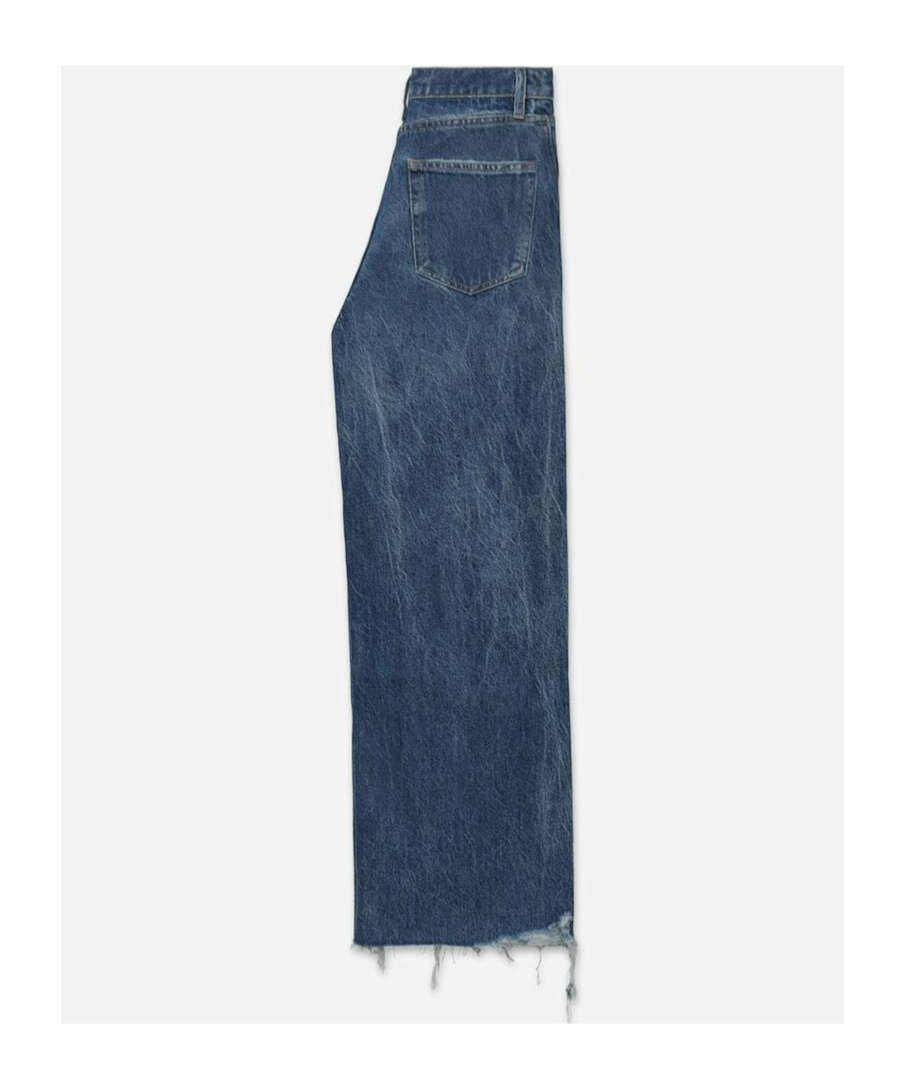 Frame High Waist Jeans In Blue