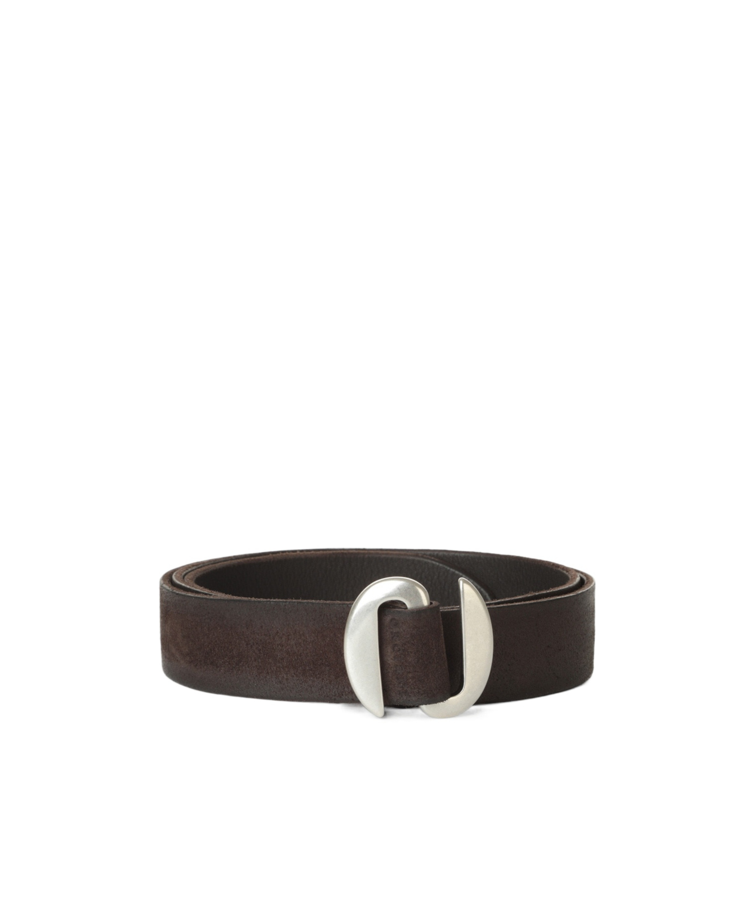 Orciani Suede Double Brown Belt In Brown