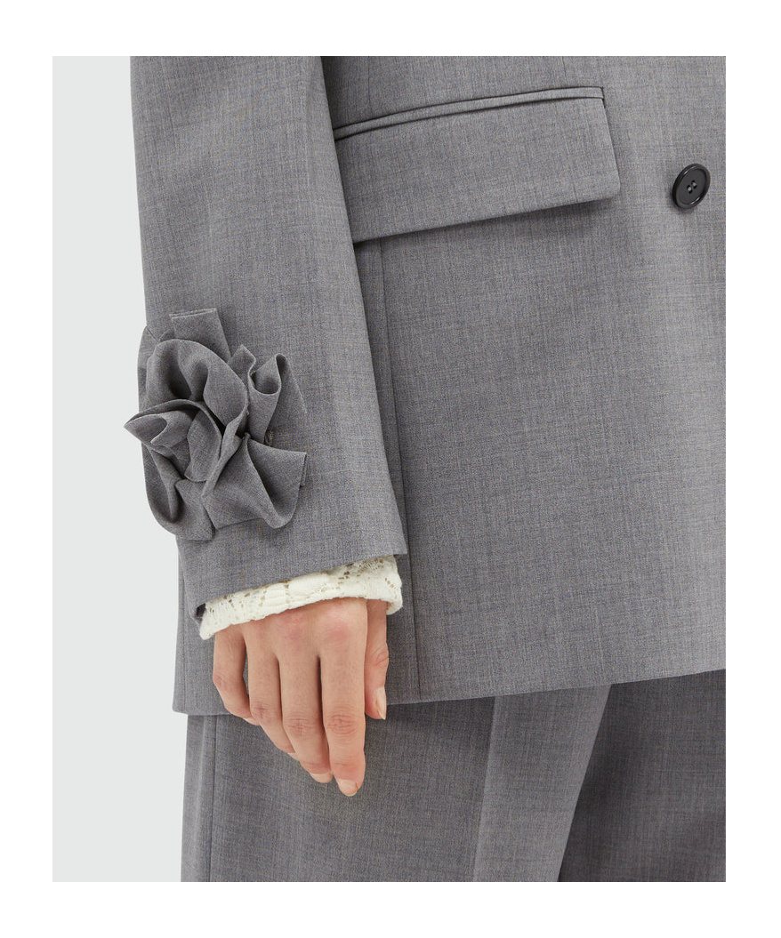 Msgm Stylish Outerwear Jacket For Women In Gray
