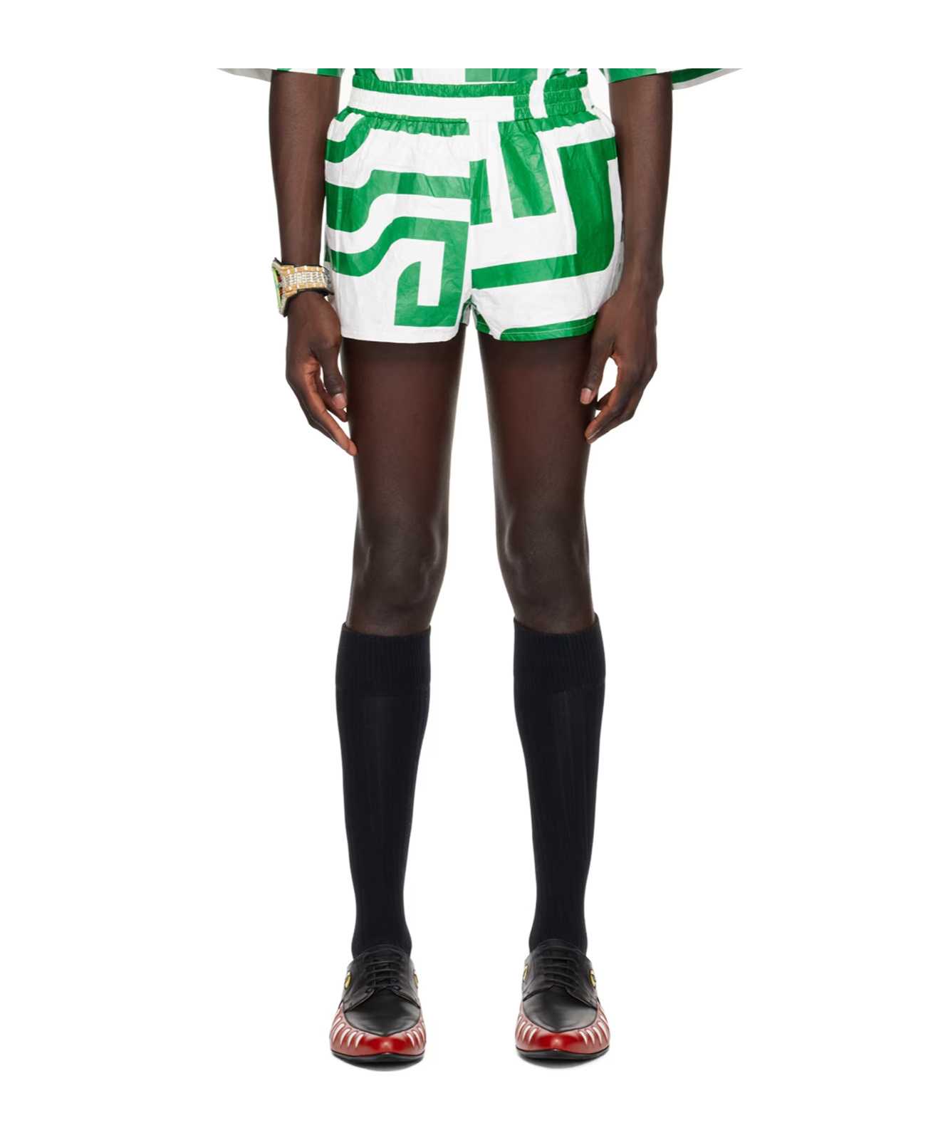 Walter Van Beirendonck Printed Shorts In Multi